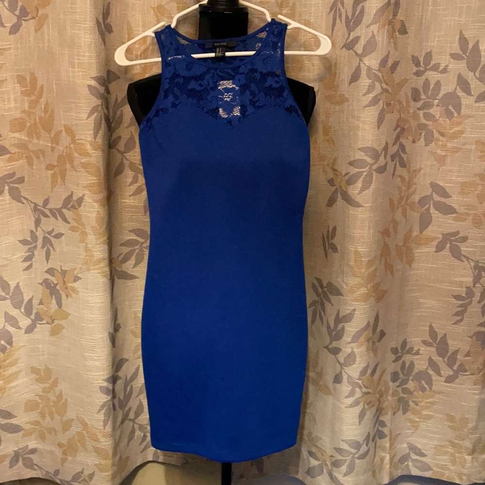Forever 21 - Blue dress with Lace top